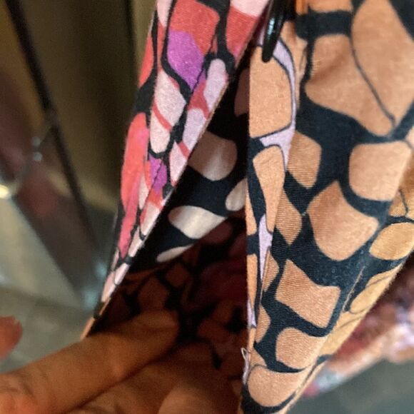 Anthropologie Dress geisha designs tiered cut out pleated maxi beaded print Med - Picture 10 of 13